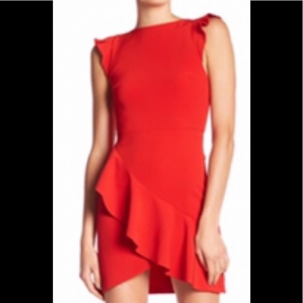 Alice & Olivia red dress